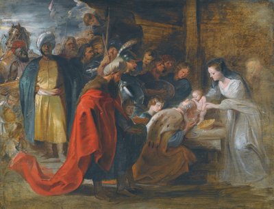 Studio per Adorazione dei Magi da Peter Paul Rubens